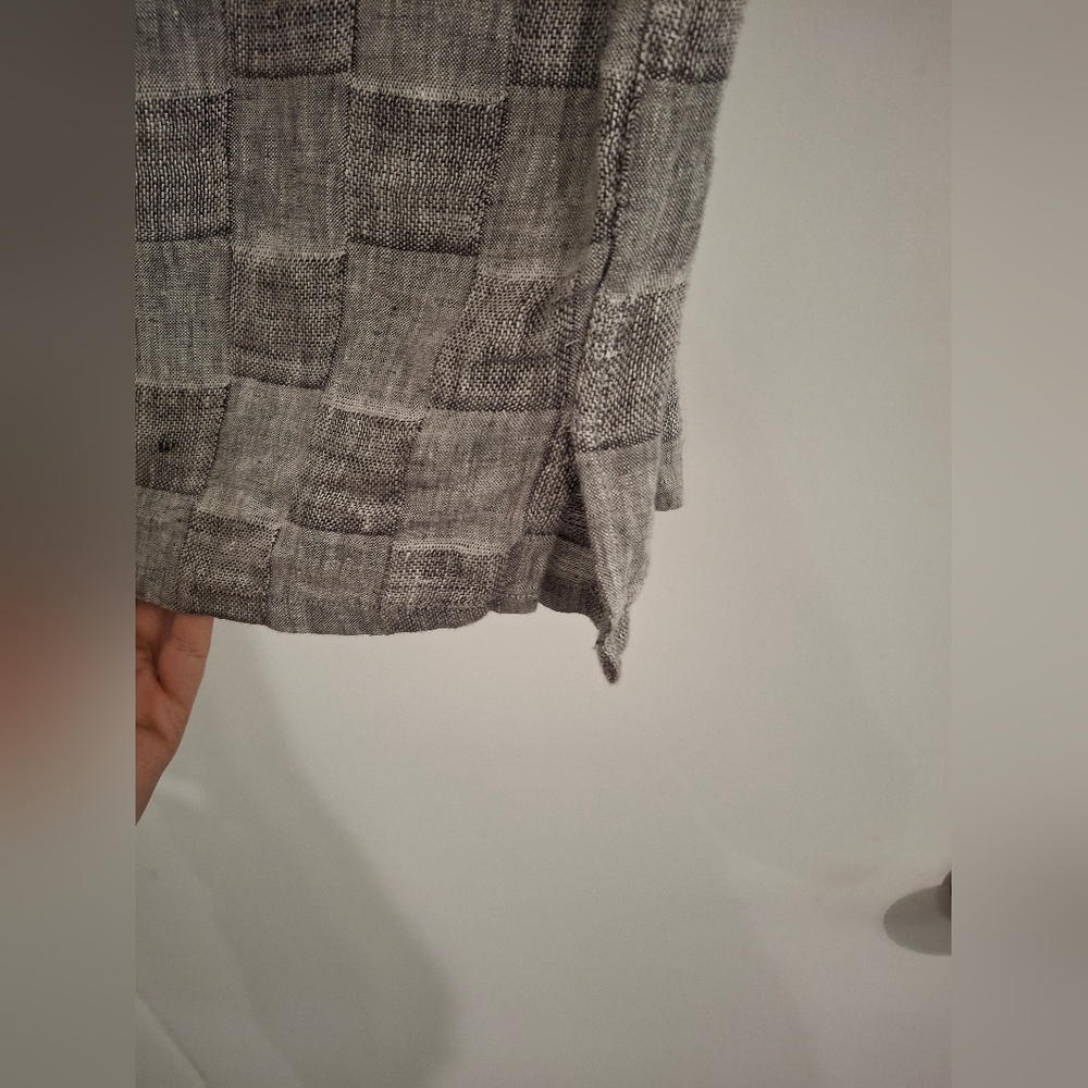 Visitor Mens 100% Linen Button Down Shirt - Picture 7 of 9